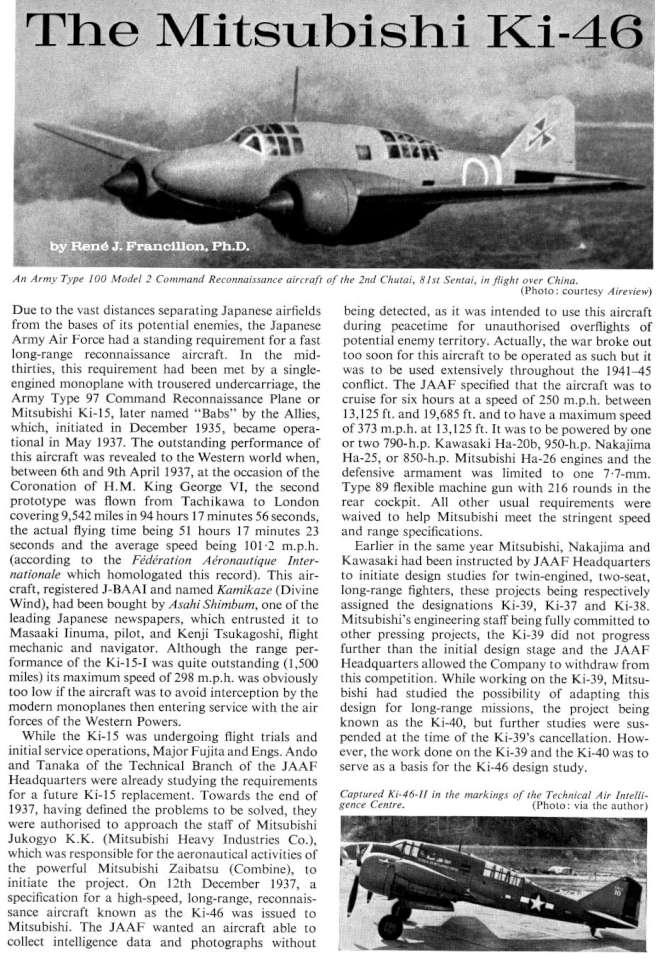 Mitsubishi Ki46 Dinah (82+) Page 03-960