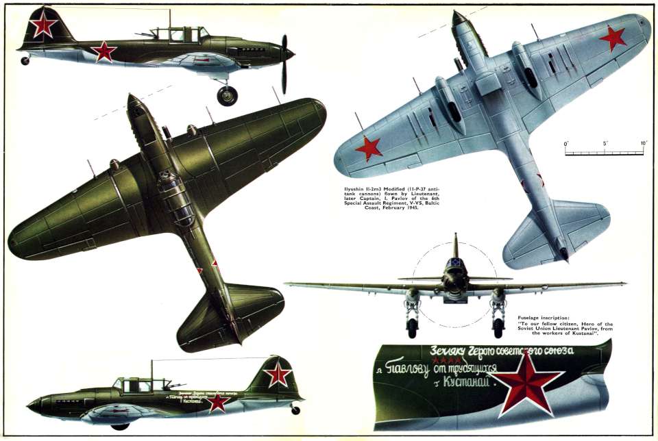 Il2 Ilyushin Shturmovik 5view-960