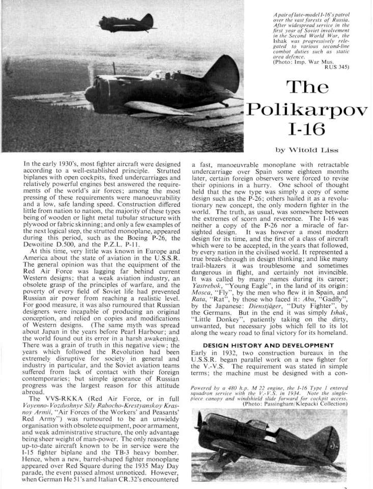 I16 Polikarpov Rata (122+) Page 03-960