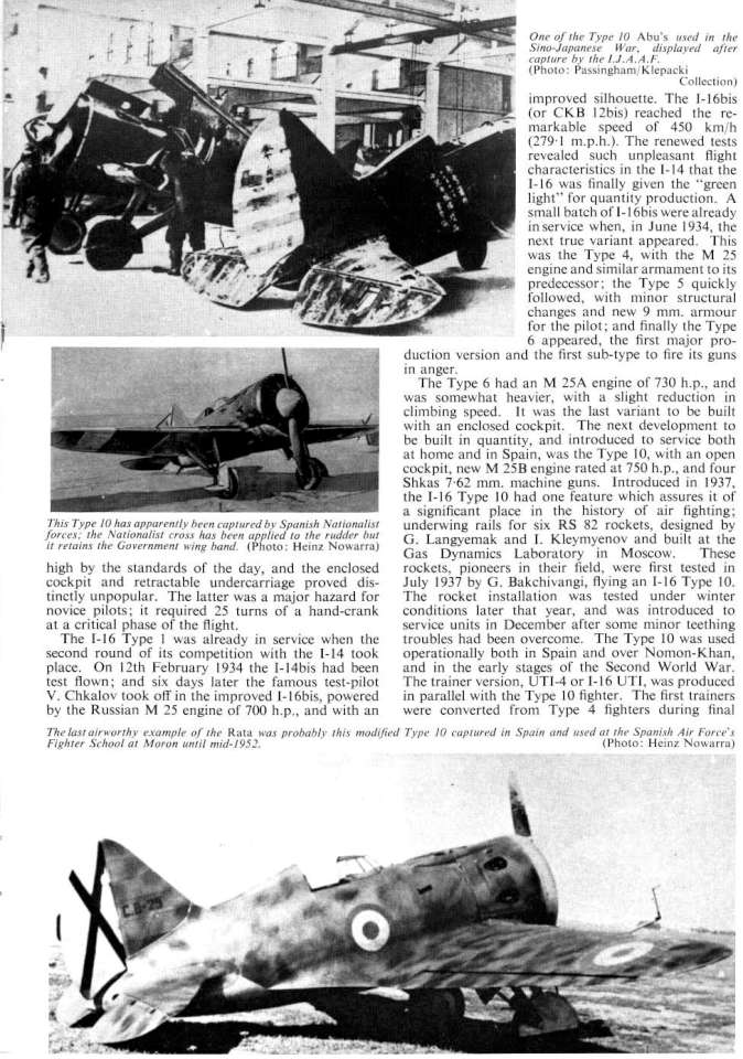 I16 Polikarpov Rata (122+) Page 05-960