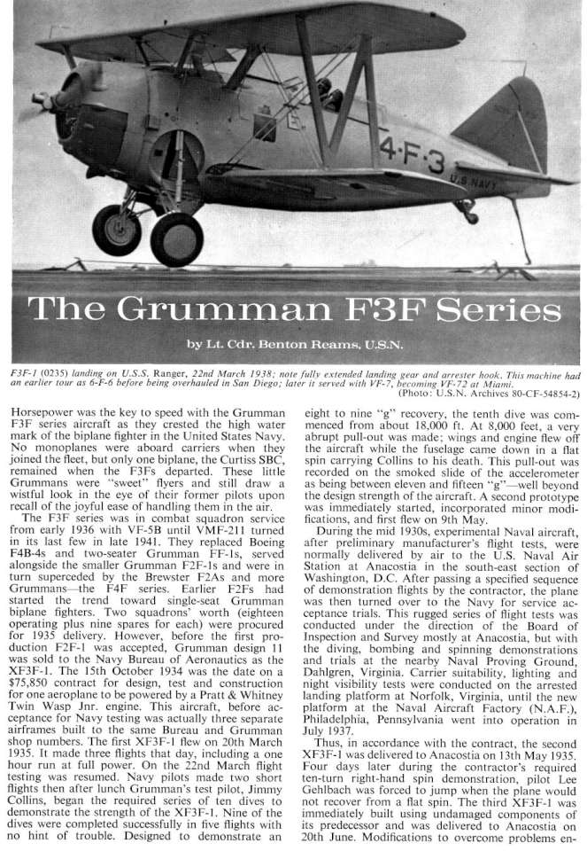 Grumman F3F Series (92) Page 03-960