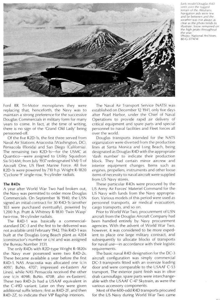 Douglas R4D Variants (249) Page 04-960