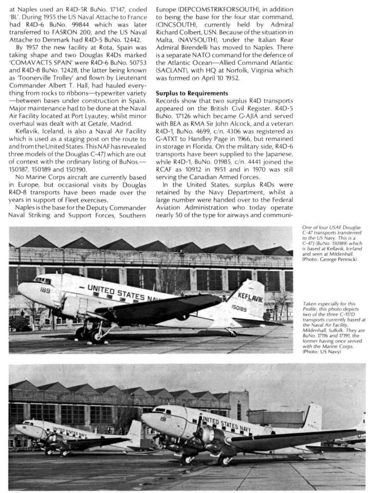 Douglas R4D Variants (249) Page 23-960