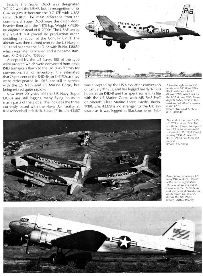 Douglas R4D Variants (249) Page 20-960