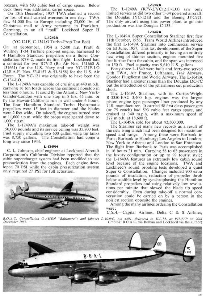 Lockheed Constellation (120) Page 13-960