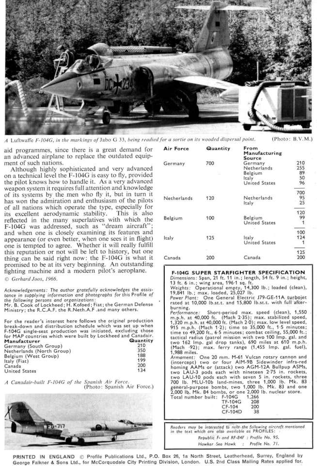 Lockheed F-104G Starfighter (131+) Page 16-960