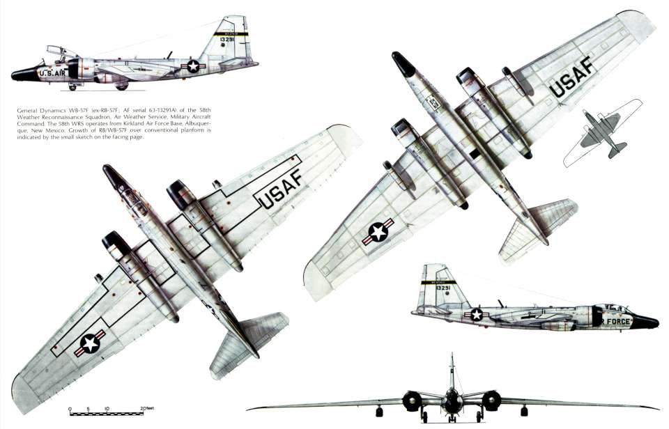 Martin WB-57 (WB-57F) 5view-960