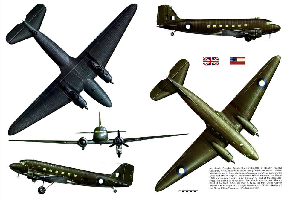 Douglas Dakota Mk. IV 5view-960