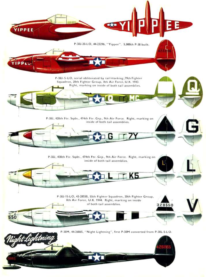 Lockheed P-38J - M Lightning (106) Page 15-960