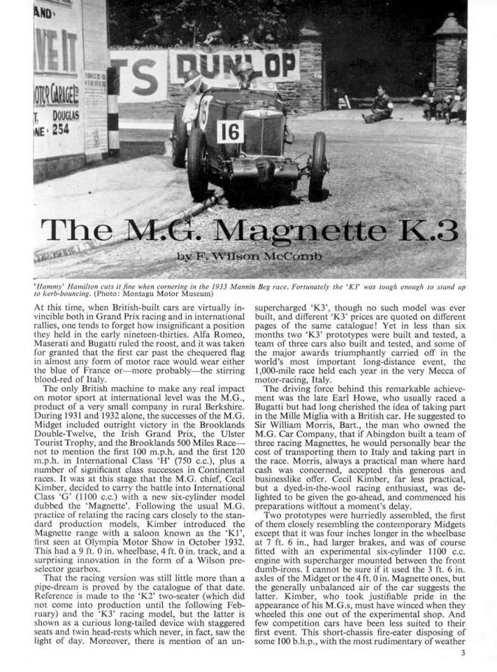 MG Magnette K3-03-960