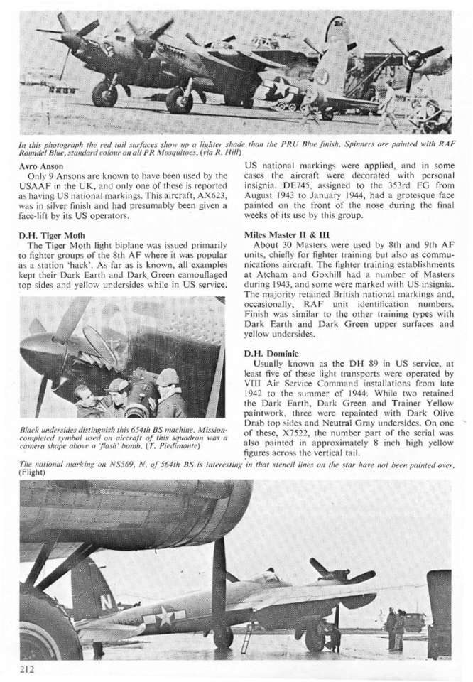 British aircraft USAAF service 21 (20)-960