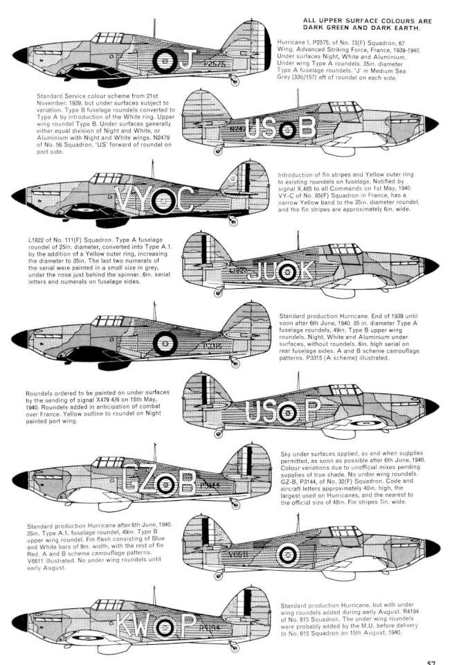 Hawker Hurricane Camo & Marks Page 09-960