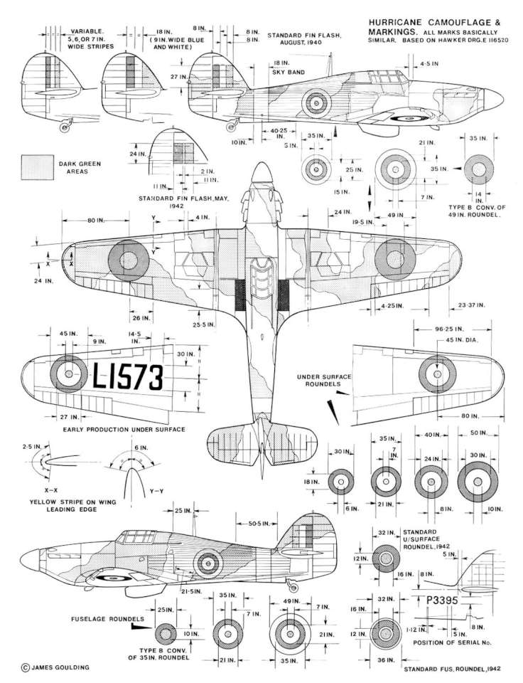 Hawker Hurricane Camo & Marks Page 19-960