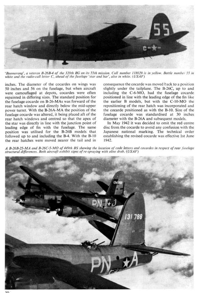 B-26 Martin Marauder Camo & Marks Page 06-960