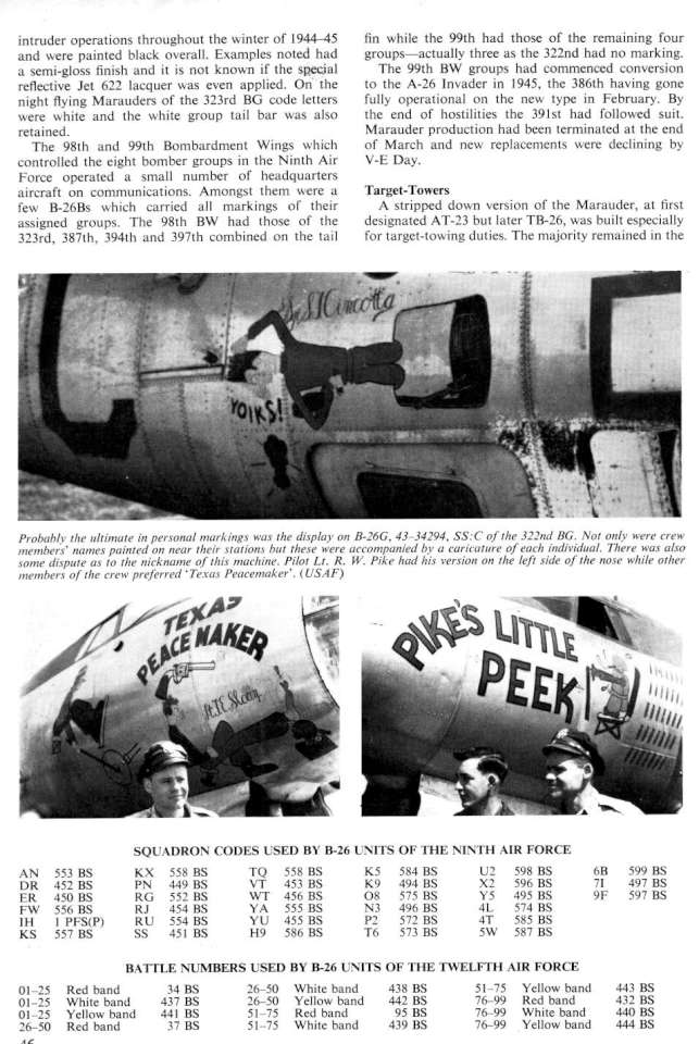 B-26 Martin Marauder Camo & Marks Page 22-960