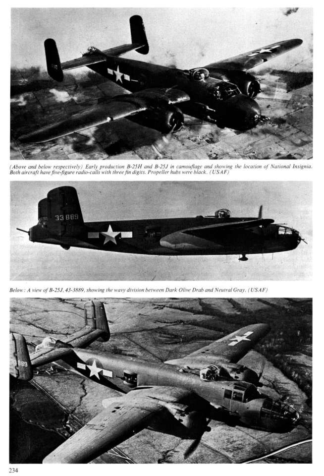 B-25 North American Mitchell Camo & Marks Page 18-960