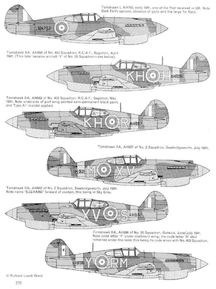 Tomahawk, Airacobra & Mohawk 12 (08)-960