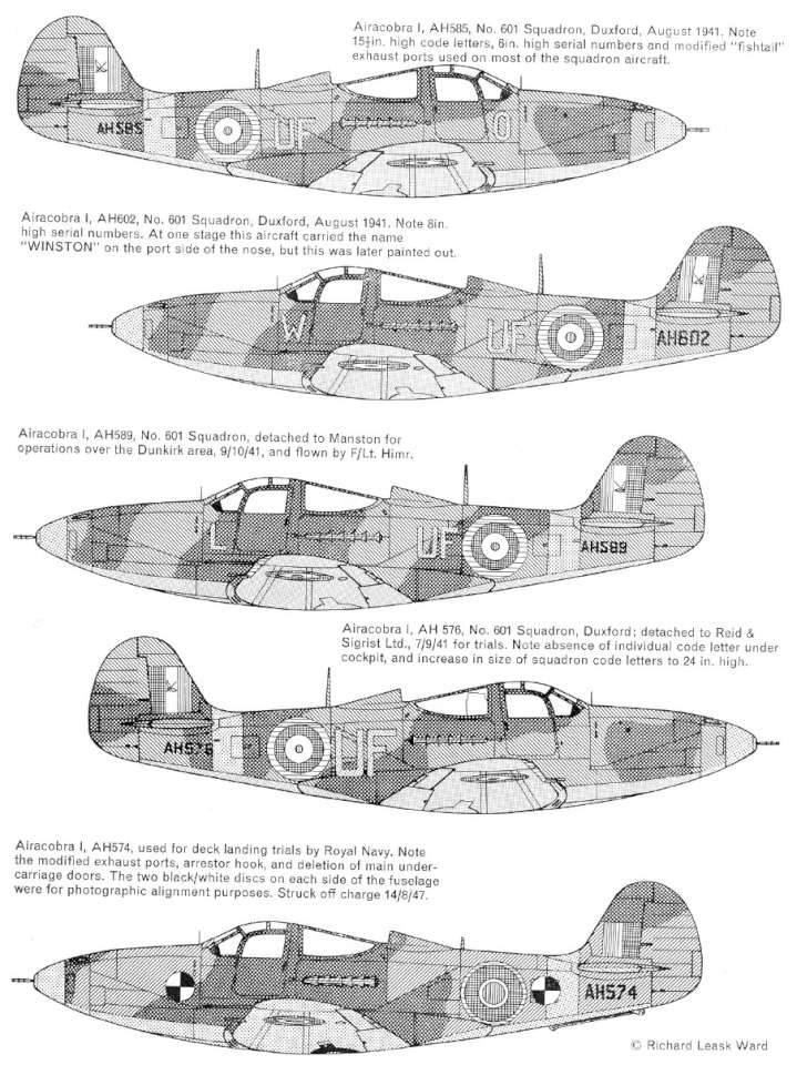 Tomahawk, Airacobra & Mohawk 12 (18)-960