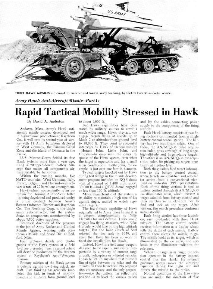 Raytheon Hawk 01-960