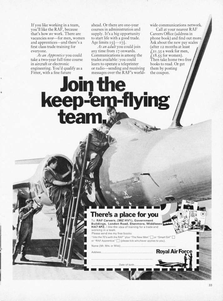RAF 1971 Page 33-960