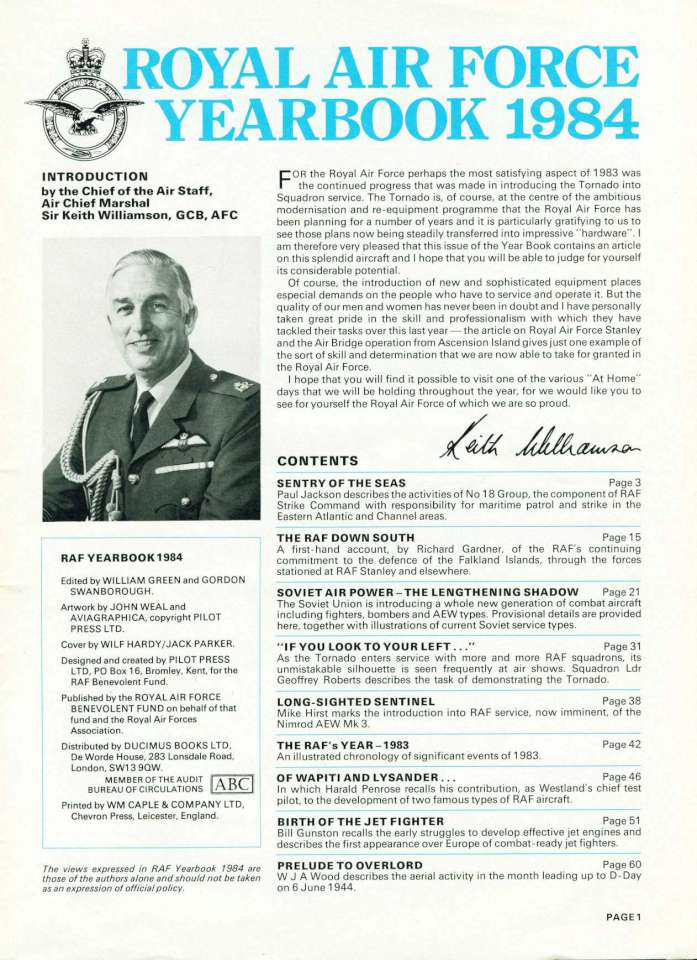RAF Yearbook 1984 Page 03-960