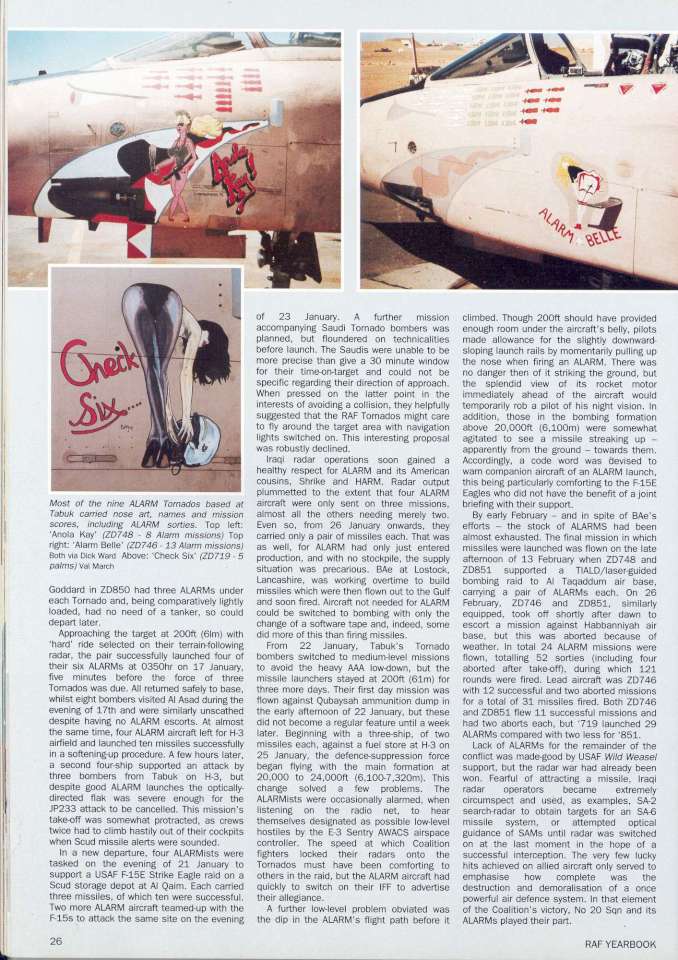 Royal Air Force Yearbook Special -Air War in the Gulf Page 21-960