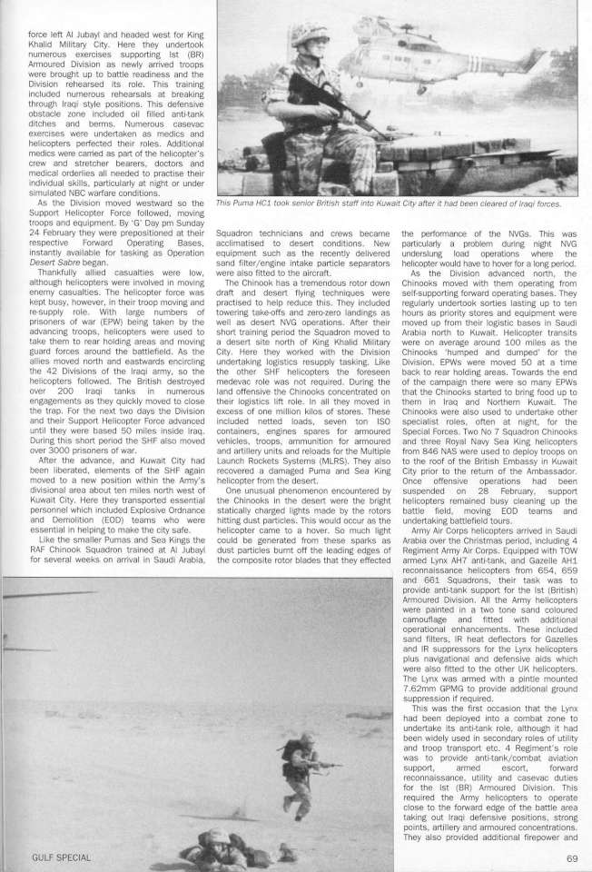 Royal Air Force Yearbook Special -Air War in the Gulf Page 56-960