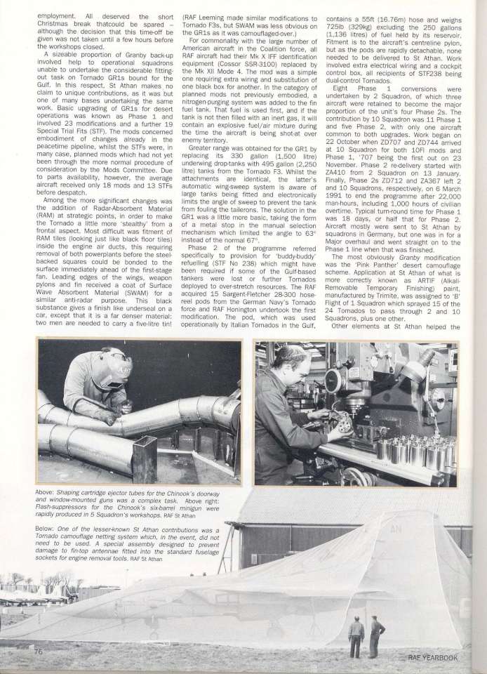 Royal Air Force Yearbook Special -Air War in the Gulf Page 63-960