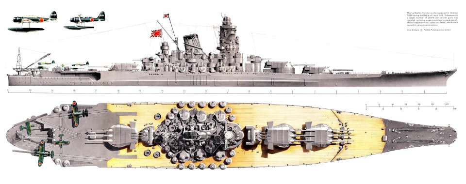 IJN Yamato planform-960
