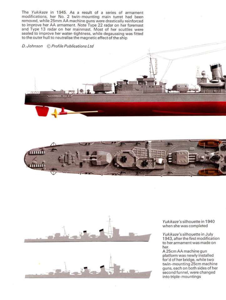 IJN Yukikaze Destroyer 22 Page 14-960