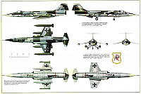 Lockheed F104G Starfighter 5view-960