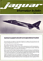Sepecat Jaguar Bulletins 1970-1973